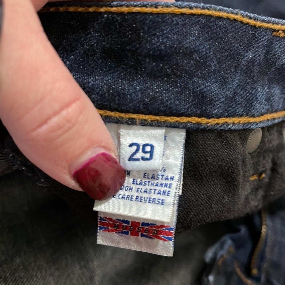 HUDSON JEANS SIZE 29/33 straight leg - Picture 7 of 10